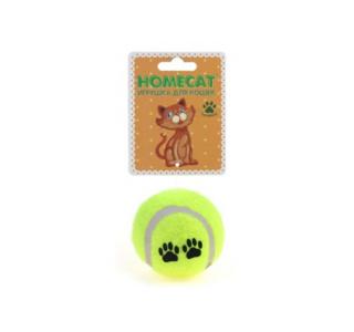 HOMECAT Игрушка для кошек Мяч теннисный, 6,3 см