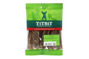 TiTBiT Лакомство для собак Желудок говяжий (пластинки), 50г