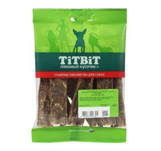 TiTBiT Лакомство для собак Желудок говяжий (пластинки), 50г
