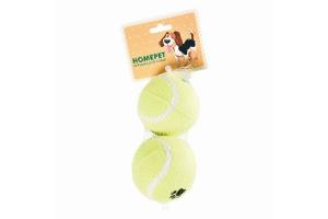 HOMEPET TPR Игрушка для собак Мяч теннисный 8см, 1 шт
