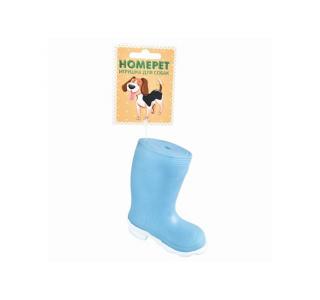 HOMEPET Игрушка для собак Сапог с пищалкой для собак, 11.5х11 см