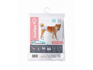 M-PETS Подгузник многоразовый для собак, размер 2 S талия 22,8-38,1 см