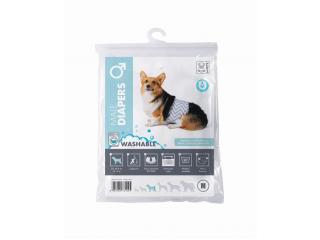 M-PETS Пояс многоразовый для кобелей, размер 3 M, объем талии 33,0-40,6 см