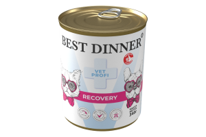 Best Dinner Vet Profi Recovery Влажный корм для кошек и собак, 340г