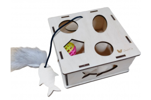 Ашера Игрушка для кошек "Smаrt Cat Мини" И-3 фанера, 15*15*6,6см