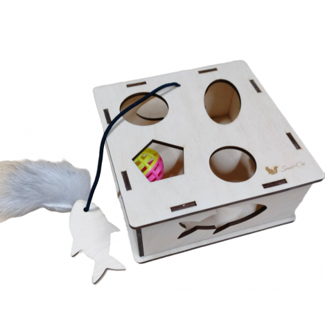 Ашера Игрушка для кошек "Smаrt Cat Мини" И-3 фанера, 15*15*6,6см