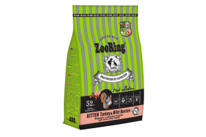 ZOORING KITTEN TURKEY & WILD BERRIES Сухой корм для котят, индейка и лесные ягоды, 400 гр