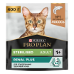 PRO PLAN Sterilised RENAL PLUS Сухой корм для взрослых стерилизованных кошек для поддержания здоровья почек с лососем, 400 г
