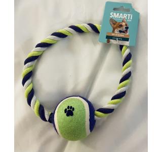 SMARTi JOY Игрушка для собак Верёвка с мячиком