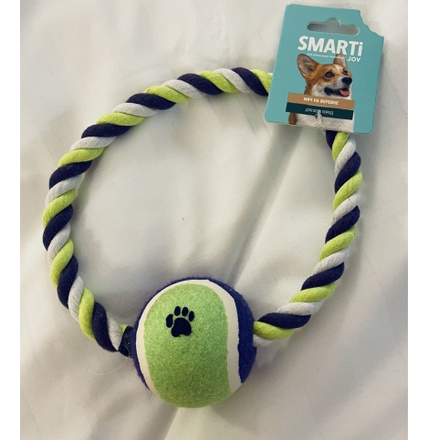 SMARTi JOY Игрушка для собак Верёвка с мячиком