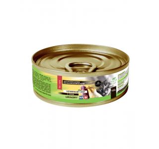 Secret Vet Diet Premium URINARY консервы лечебные для кошек для профилактики МКБ с уткой, 100 г