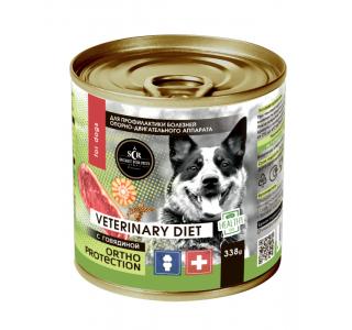 Secret Vet Diet Premium консервы лечебные для собак профилактика болезней опорно-двигательного аппарата с говядиной, 338 г