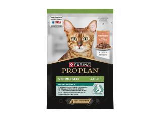 PRO PLAN Sterilised MAINTENANCE Влажный корм  для взрослых стерилизованных кошек, с лососем в соусе, 85 г