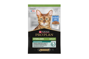 PRO PLAN Sterilised MAINTENANCE Влажный корм для взрослых стерилизованных кошек, с кроликом в соусе, 85г