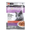ProBalance Gourmet Diet Консервированный корм для кошек с тунцом и лососем в соусе, 85г