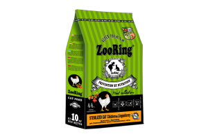ZOORING Sterilized Cat Chicken&Lingonberry Полнорационный сухой корм для стерилизованных кошек и кастрированных котов с цыпленком и брусникой, 100г (весовой)