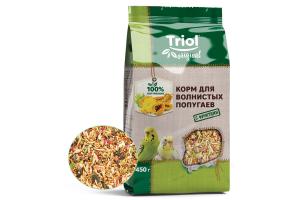 TRIOL Original Корм для волнистых попугаев с фруктами, 450г