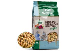 TRIOL Original Корм для волнистых попугаев с овощами, 450г