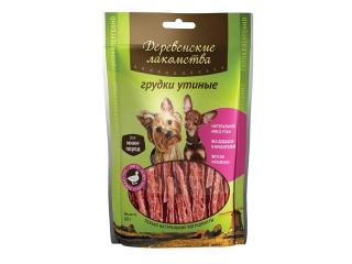 Деревенские лакомства Грудки утиные, 55г