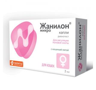 Жанилон Микро для кошек, капли, 3 мл