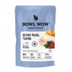 BOWL WOW Влажный корм для котят и беременных кошек, белая рыба и тыква в соусе, 85 гр