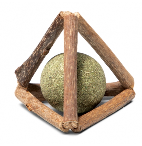 TRIOL Natural Игрушка для кошек из мататаби "Треугольник с кошачьей мятой", 50мм