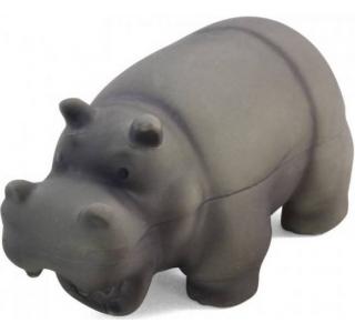 HOMEPET Игрушка для собак Бегемот со звуком латекс 15 см