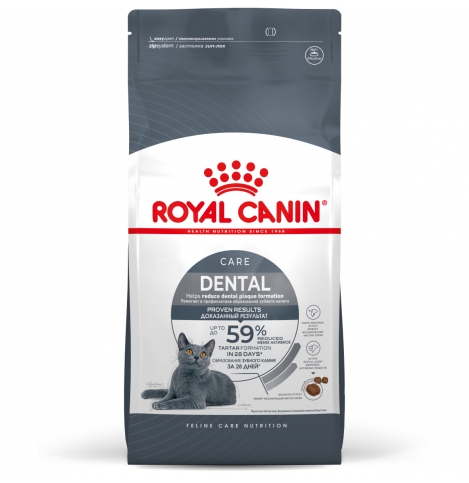 Royal Canin Dental Care Сухой корм для профилактики образования зубного налета и зубного камня у кошек, 400г