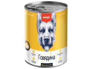 Wanpy Dog Консервы для собак из говядины, 375 г