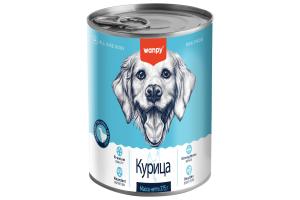 Wanpy Dog Консервы для собак из курицы, 375 г