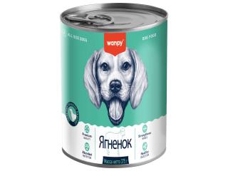 Wanpy Dog Консервы для собак из ягненка, 375 г