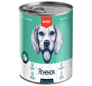 Wanpy Dog Консервы для собак из ягненка, 375 г