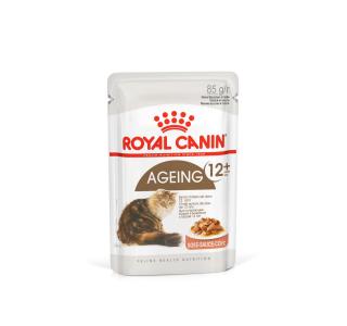 Royal Canin Ageing 12+ Консервированный корм для стареющих кошек в возрасте старше 12 лет, мелкие кусочки в соусе, 85гр