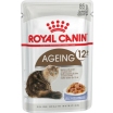 Royal Canin Ageing 12+ Консервированный корм для стареющих кошек в возрасте старше 12 лет, мелкие кусочки в желе, 85гр