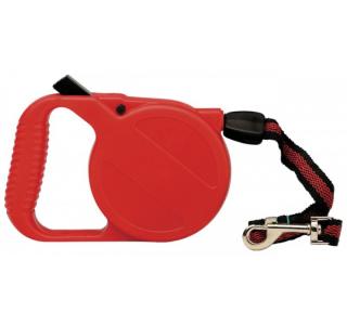 Балтфиш Автоматическая рулетка для собак (красная), шнур 5м до 15 кг