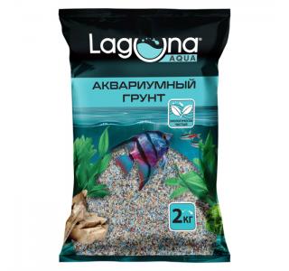 Laguna AQUA Грунт "Калейдоскоп", 0,8-2 мм, 2 кг