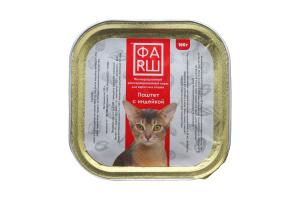 ФАRШ паштет для кошек с индейкой, 100 г