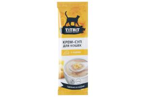 TiTBiT крем-суп для кошек с сыром, 35 г
