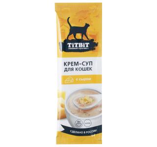 TiTBiT крем-суп для кошек с сыром, 35 г