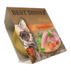 Best Dinner Holistic Влажный консервированный полноценный корм для взрослых и стерилизованных кошек. Мясные волокна в желе курица с горбушей, 75 г