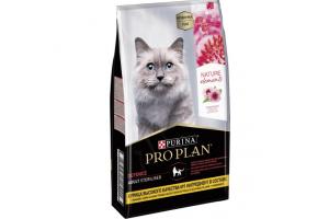 Pro Plan Nature Elements Sterilised сухой корм для взрослых стерилизованных кошек, с высоким содержанием курицы, 400 г