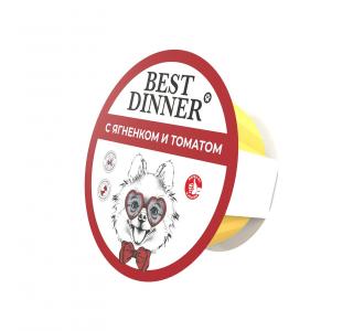 Best Dinner Паштет для собак миниатюрных пород с ягненокм и томатом, 100г