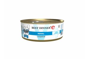 Best Dinner Vet Profi Renal Консервированный корм для собак с индейкой, 100г