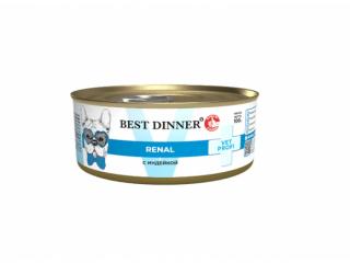 Best Dinner Vet Profi Renal Консервированный корм для собак с индейкой, 100г