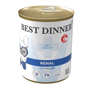 Best Dinner Vet Profi Renal Консервированный корм с птицей, 340г