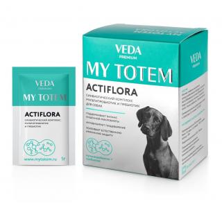 ACTIFLORA
комплекс пробиотиков и пребиотика
для собак, 1 саше