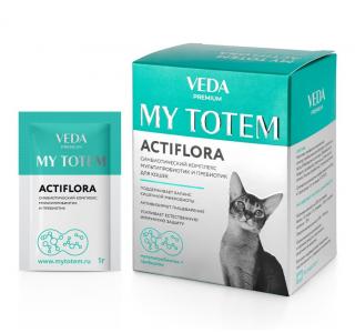 ACTIFLORA комплекс пробиотиков и пребиотика для кошек, 1 саше