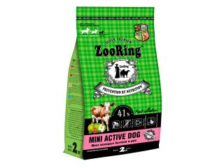 ZooRing Mini Active Dog Сухой корм для собак мини пород, 2кг