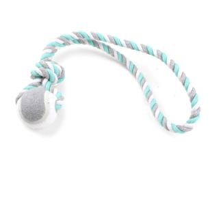 TRIOL Игрушка для собак "Верёвка c петлей, мяч", 300мм, серия PUPPY