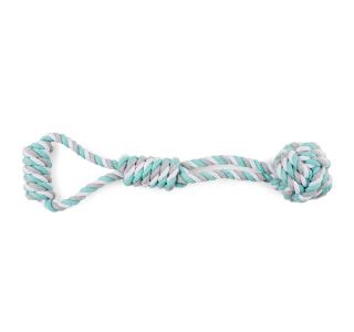 TRIOL Игрушка для собак "Верёвка с ручкой, плетеный мяч", 260мм, серия PUPPY